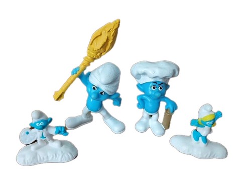 Lot smurfs figures - 4,