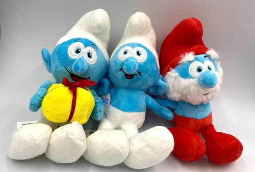 Set smurfs plush toys - 3,